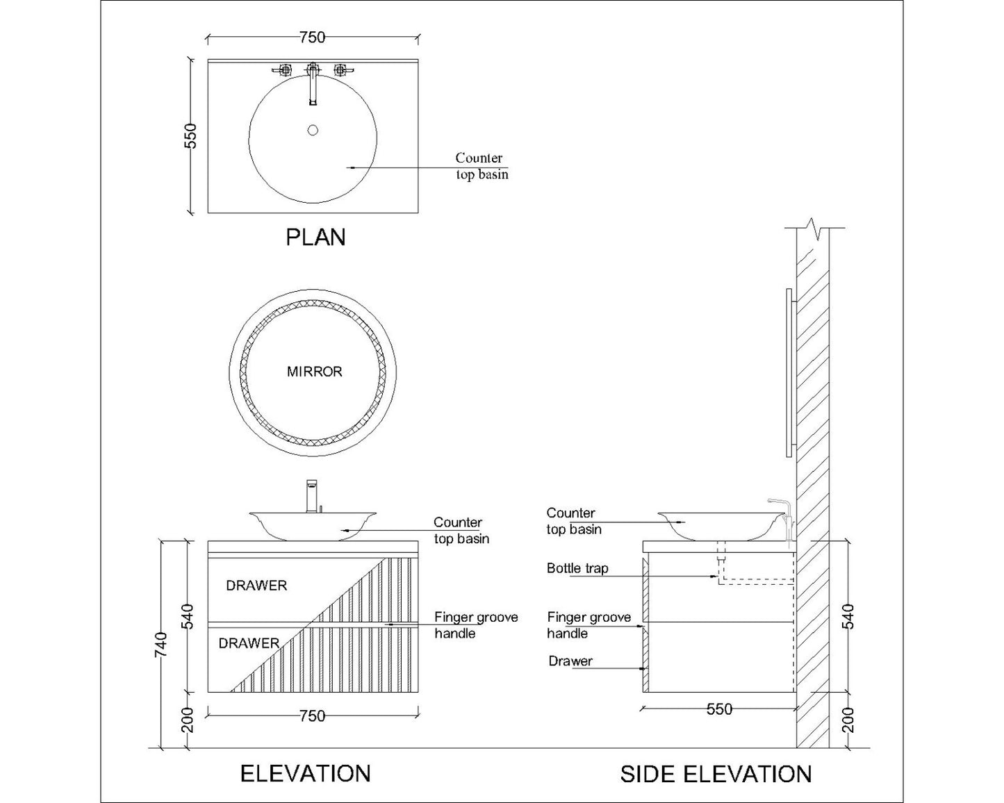 Vanity/Water Resistant Vanity in PU matte waterproof paint + PVC laminate finish,Bathroom Vanity in water resistant finish,bathroom wall hanging unit with PU matte waterproof paint +PVC finish-EL208
