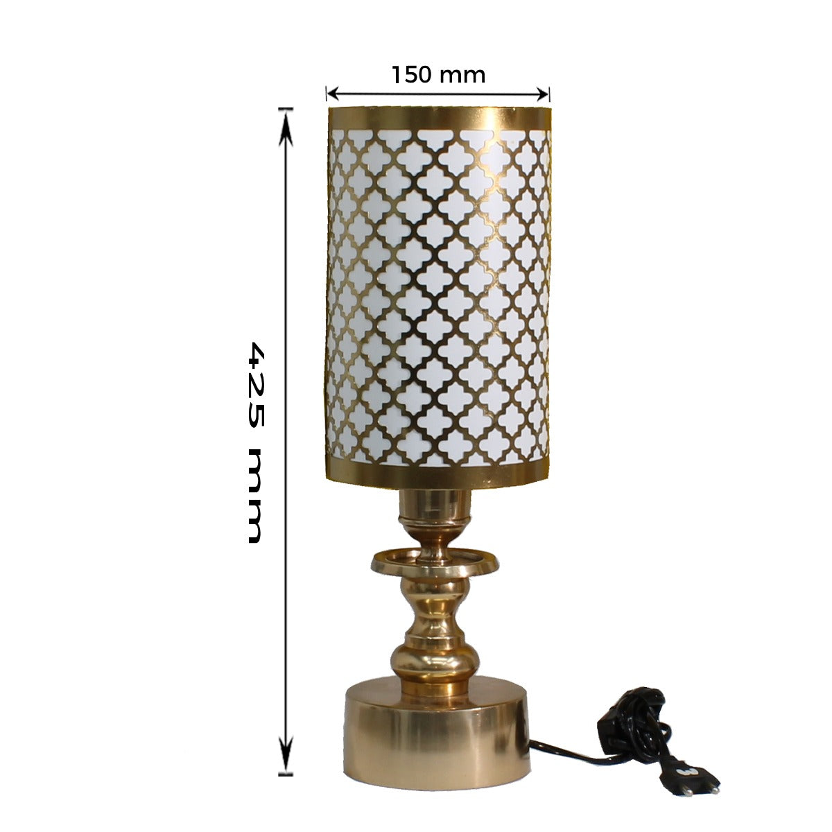 Table Lamp, Gold Table Lamp, Table Lamp for Living & Bedroom Area, Table Lamp - IM - 14000