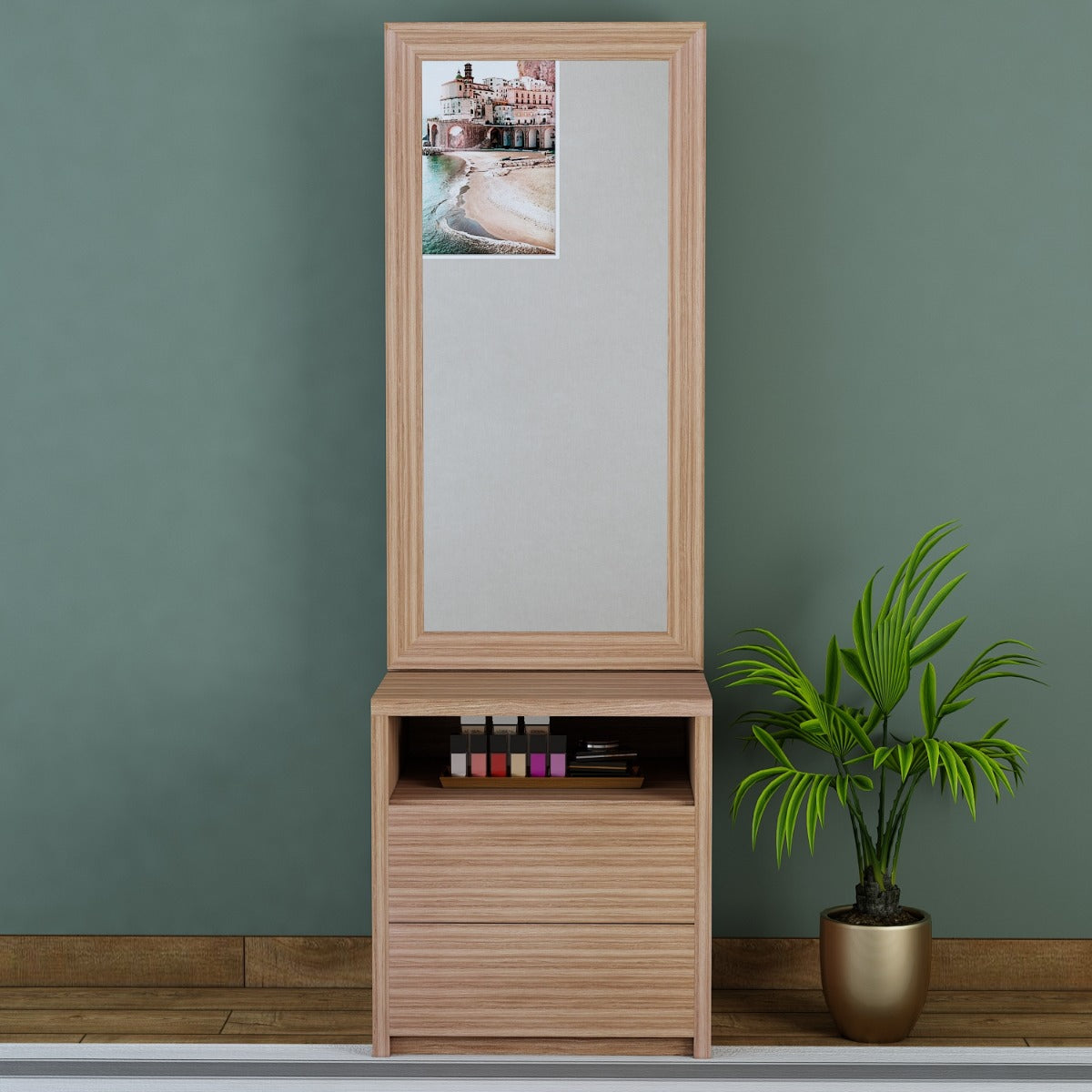 Dressing Table, Wood Dressing Table, Dressing Table With Drawer, Dressing Table with Shelf, Dressing Table - VT - 12061