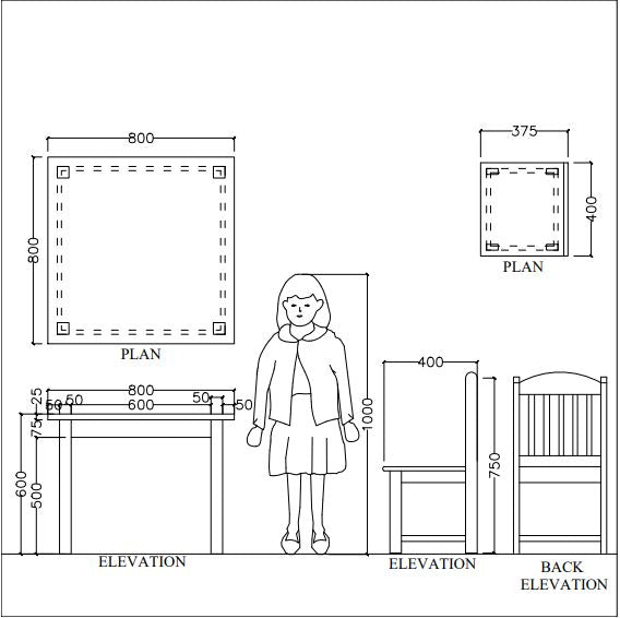 Kids table, Kids chair, study table, kids study table, square table, table chair set, stool, playing table , yellow table, Study sets -Table and chair set- VT 6002