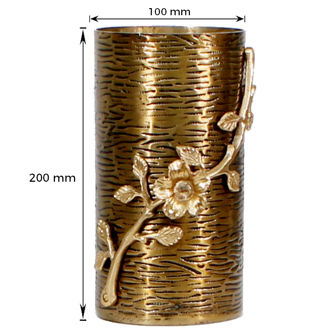 Metal Vase, Copper Metal Vase with , Vase - IM- 15007