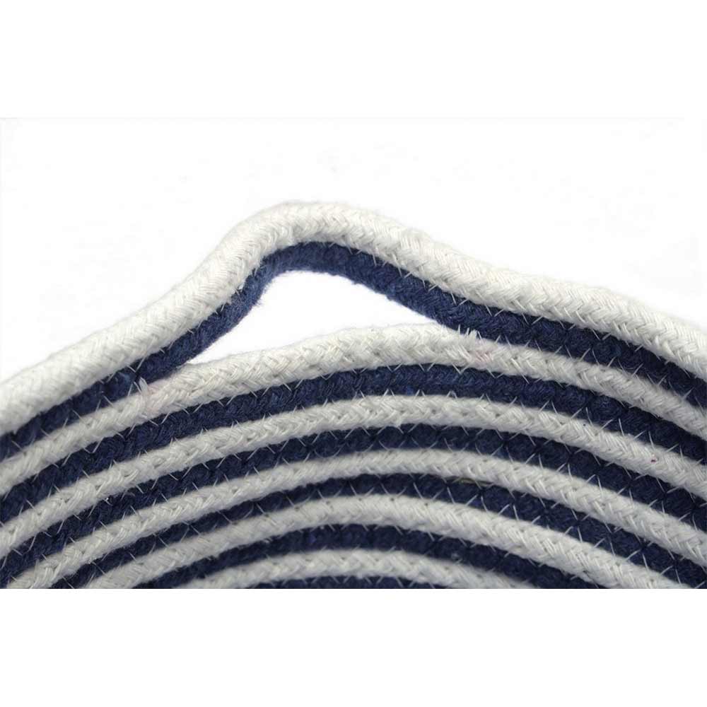 Storage Basket , (i305_2_1), Storage Basket With Blue & White Color, Storage Basket - EL11017