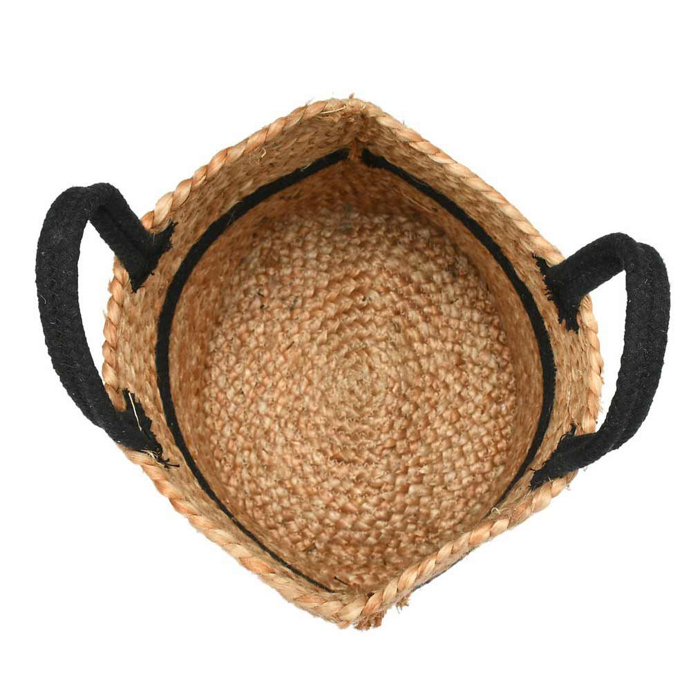 Storage Basket , (i139_10_1), Storage Basket With Beige & Black Color, Storage Basket - EL11066