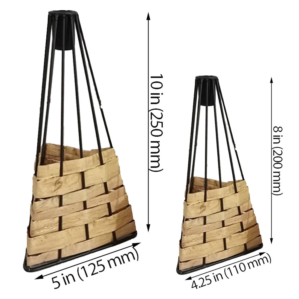 Table Lamp, Table Lamp with Black Color, Table Lamp in Metal & Cane, Table Lamp for Home, Table Lamp - EL14020