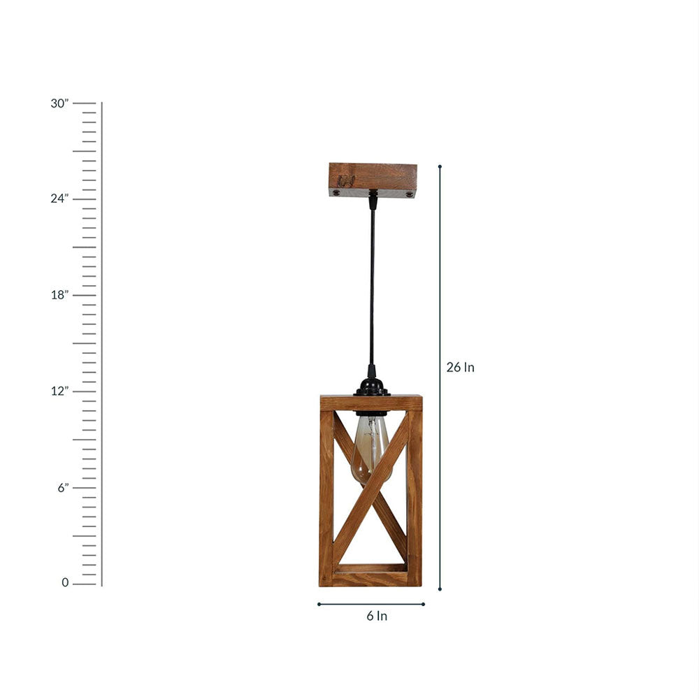 Hanging Light, Hanging Light with Brown Color, Hanging Light in Wood, Hanging Light for Home, Hanging Light for Living Room, Hanging Light - EL14044
