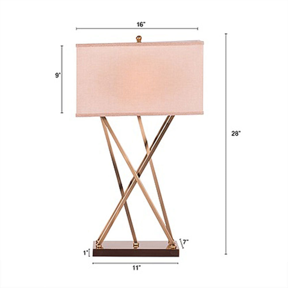 Table Lamp, Cross Leg Table Lamps (Sizzling Lights), Nightstand Lamp, Table Lamp - EL14182