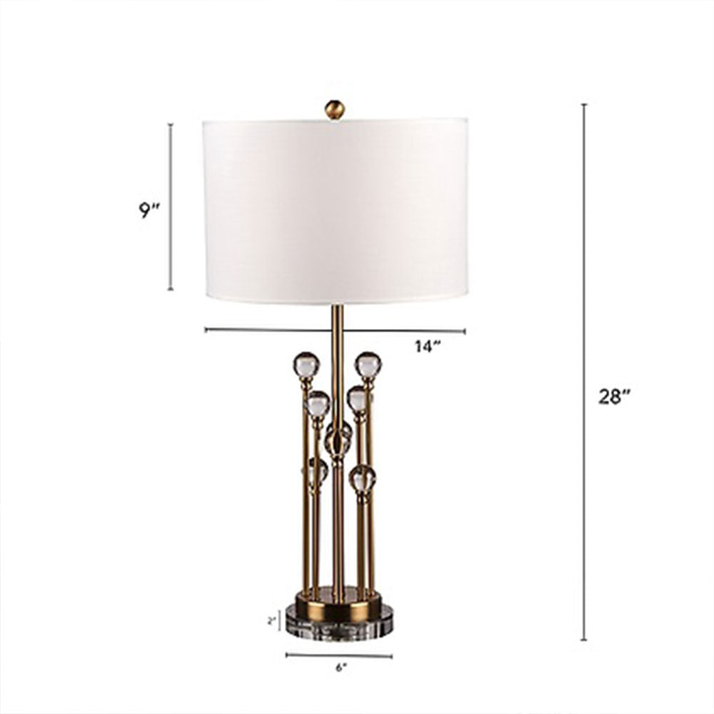 Table Lamp, Crystal with Shade Table Lamp (Sizzling Lights), Nightstand Lamp, Table Lamp - EL14183