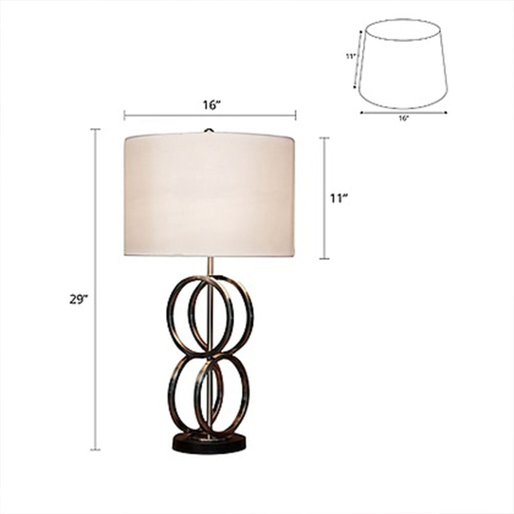 Table Lamp, Ring Table Lamp (Sizzling Lights), Nightstand Lamp, Table Lamp - EL14185