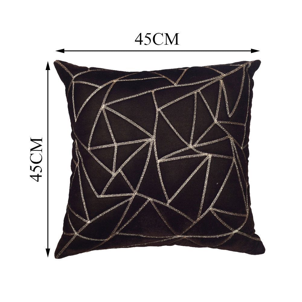 Cushion Cover, 1 Cushion Cover, Cushion Cover in 18*18in, Cushion Cover for Living room, Cushion Cover with Brown Color, Cushion Cover - EL15151