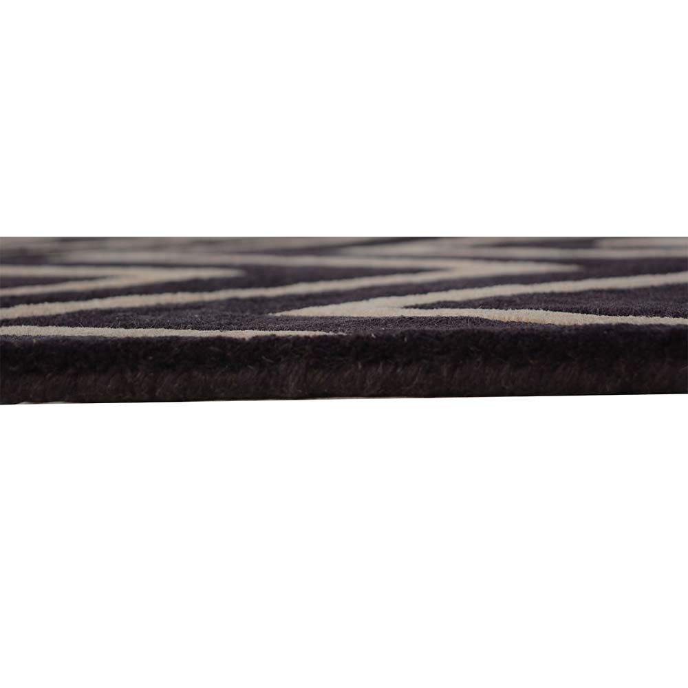 Rugs, (Presto), ICHT1092C5X8, Brown & Beige Abstract Hand Tufted Wool Carpet-EL15903-60X96 inches