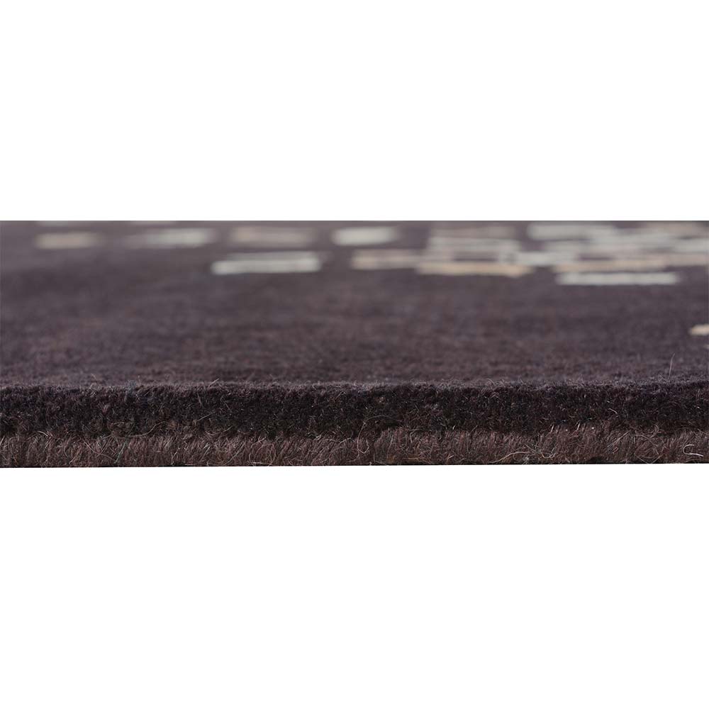 Rugs, (Presto) ICHT1112C2X5, Brown, Beige & Ivory Abstract Hand Tufted Wool Carpet Rugs - EL15909-22X55inches