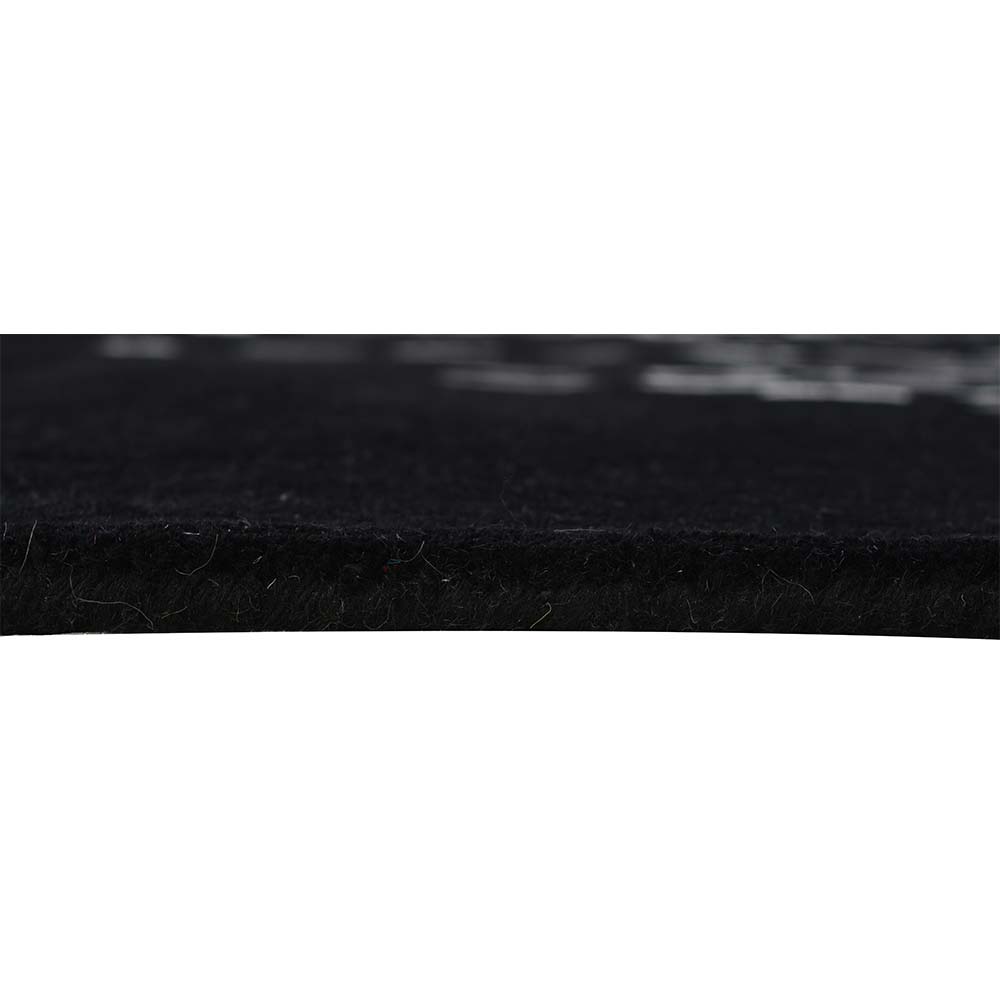 Rugs, (Presto), ICHT1115C4X6, Black, Grey & White Abstract Hand Tufted Wool Carpet-EL15911-48X74 inches