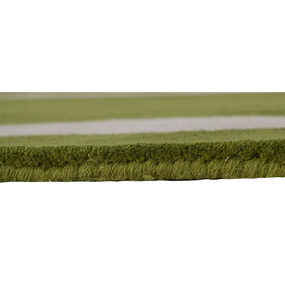 Rugs, (Presto), ICHT1148C3X5, Green & Beige Solid Hand Tufted Wool Carpet-EL15921-36X60 inches