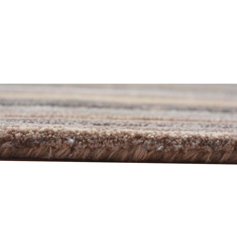 Rugs, (Presto) ICHT1442C5X8, Brown & Beige Abstract Hand Tufted Wool Carpet-EL15964-60X96 inches