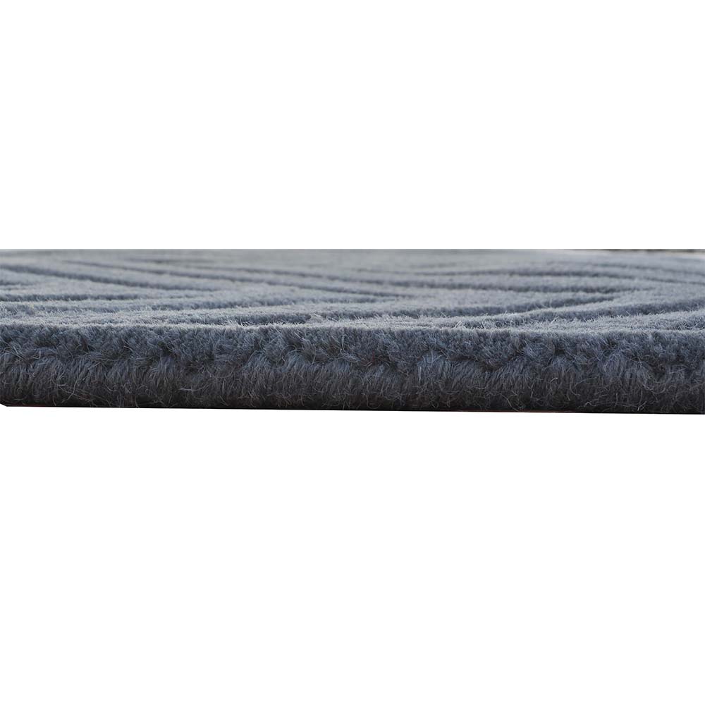 Rugs, (Presto) ICHT1545C6X9, Grey Color Abstract Hand Tufted Wool Carpet - EL15977