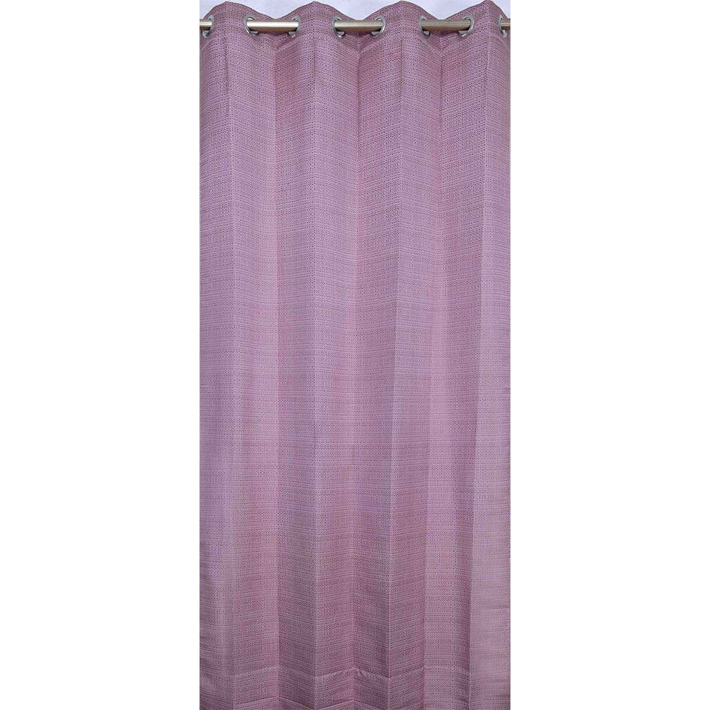 Curtain, (Presto) ICKKB237_LD2, Purple colour Texture Jacquard Long Door curtain Set of 2, Curtain-EL16012-44X108 inches