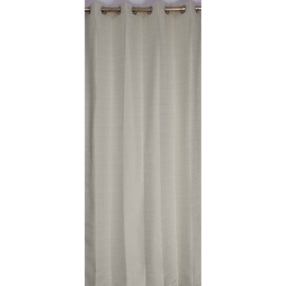 Curtain, (Presto) ICKKB238_LD2, Green colour Texture Jacquard Long Door curtain Set of 2, Curtain-EL16013-44X108 inches