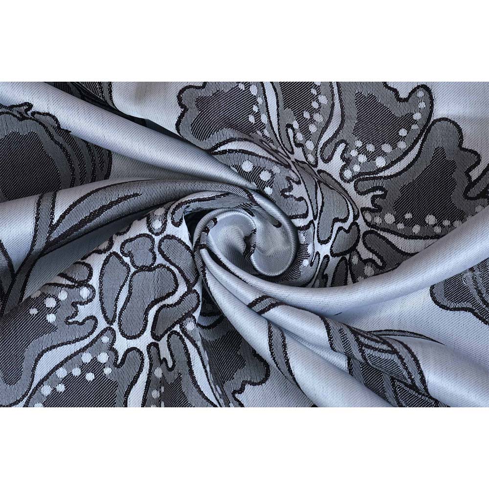 Curtain, (Presto) ICMML1705_LD2, Grey colour solid Long Door curtain Set of 2, Curtain-EL16022-44X108 inches