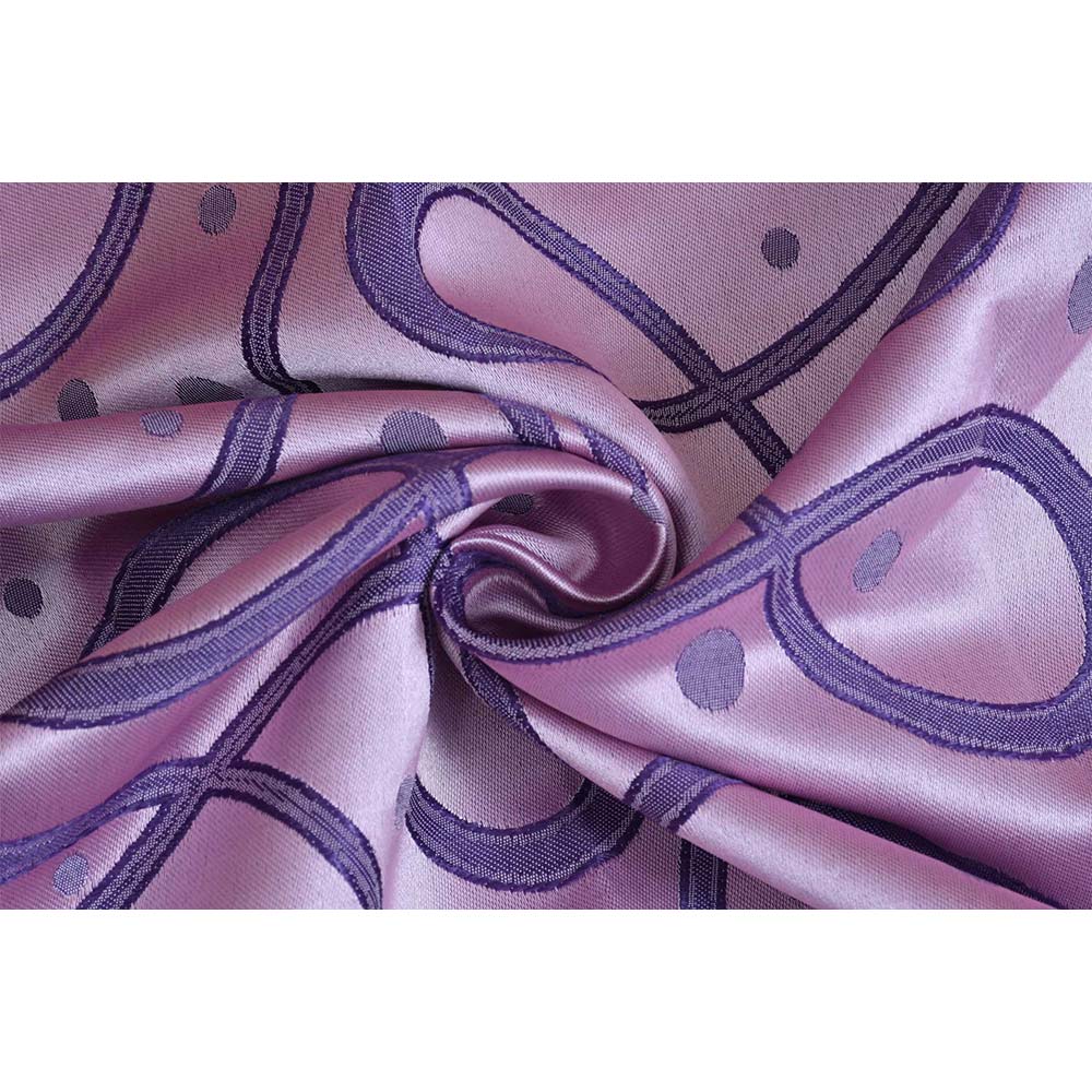 Curtain, (Presto) ICMML1714_W2, Pink colour solid Window curtain Set of 2, Curtain-EL16027-44X60 inches