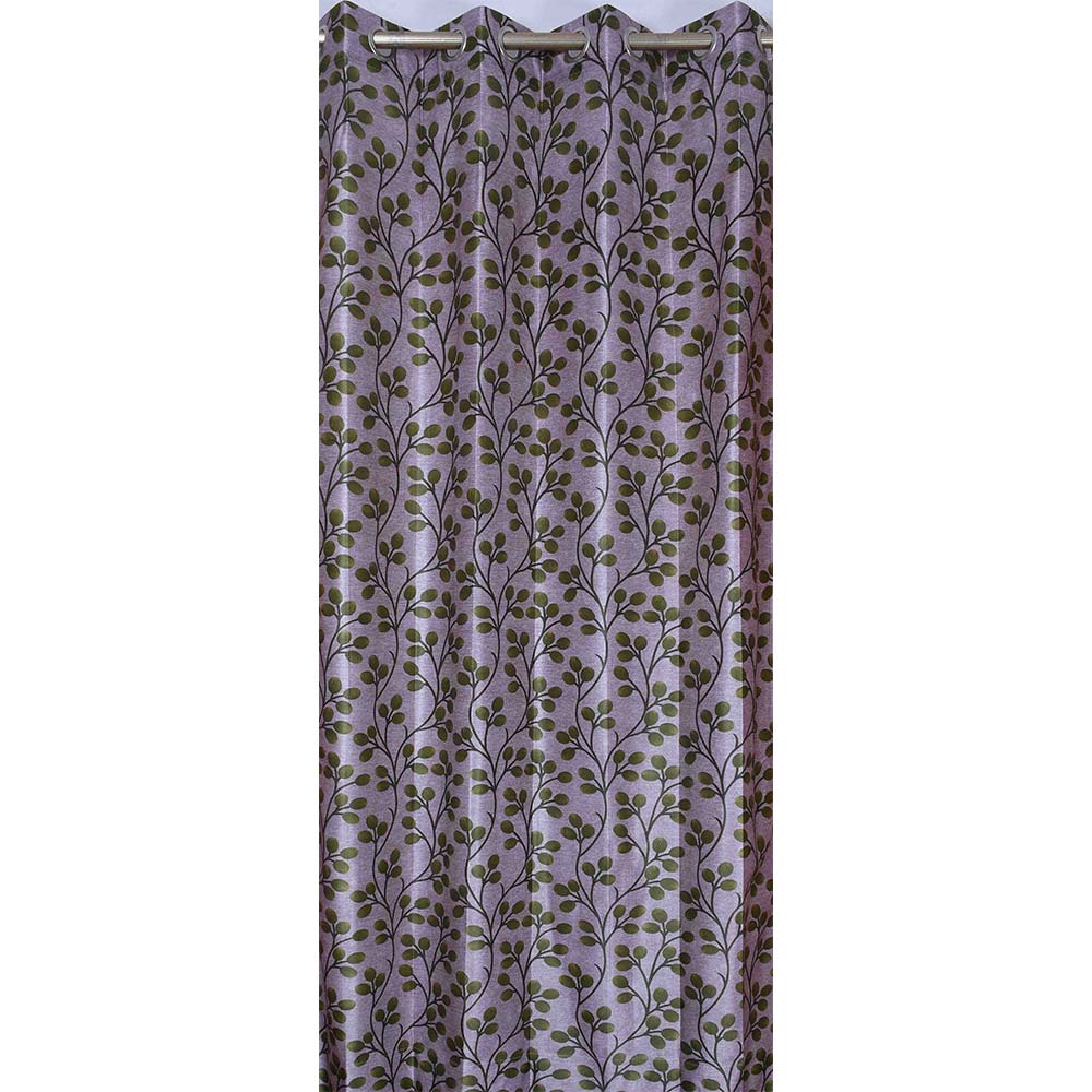 Curtain, (Presto) ICNNK218_D2, Green Color Floral Jacquard Door Curtain 44 X 84 inches, Curtain-EL16034