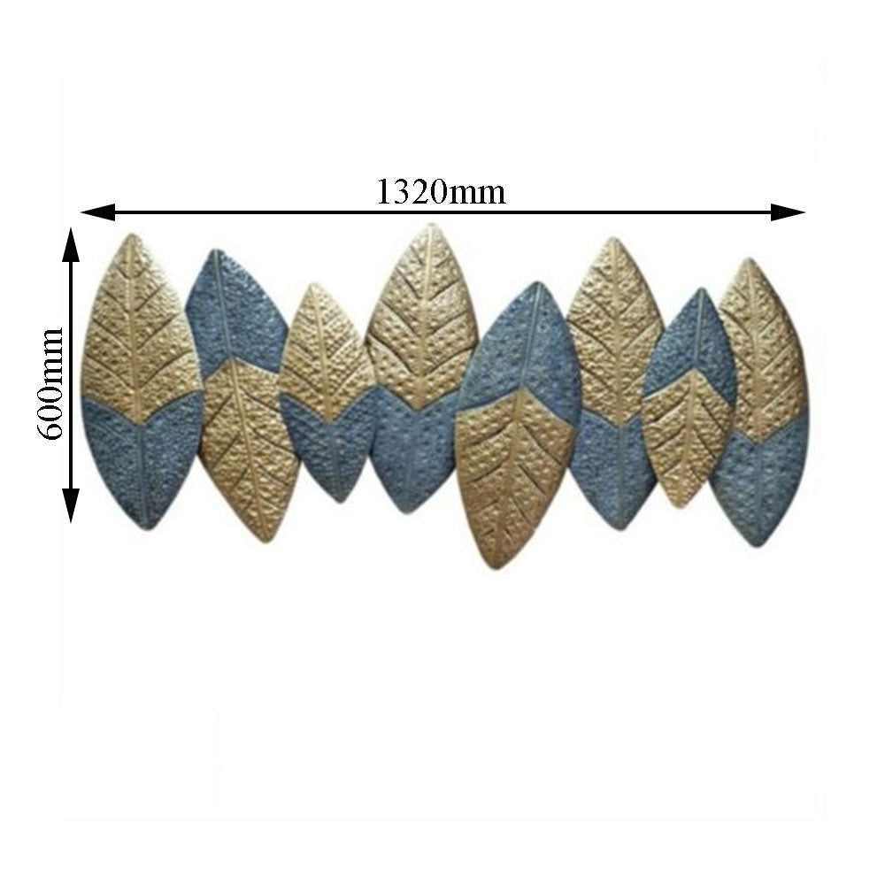 Wall Art, Wall Art for Home Decor, Wall Art in Golden & Blue, Wall Art - EL2064