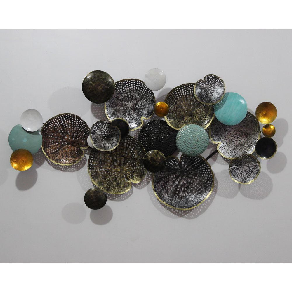 Wall Art, M1402 (Malik Designs), Iron Abstract Wall Decor In Multicolour, Wall Art - EL2225