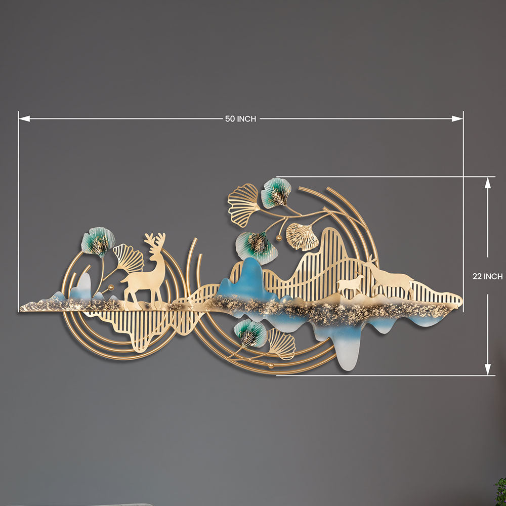 Wall Art, UAW014(UA OVERSEAS), Dual Ring Wall Art, Unique Design Wall Art , Wall Art - EL2358