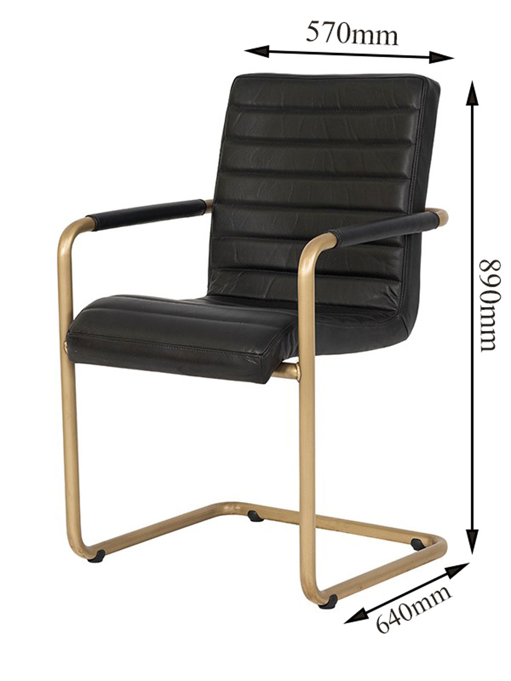 Chair, Black & Silver Chair, Chair with Metal Legs, Chair- EL - 6052