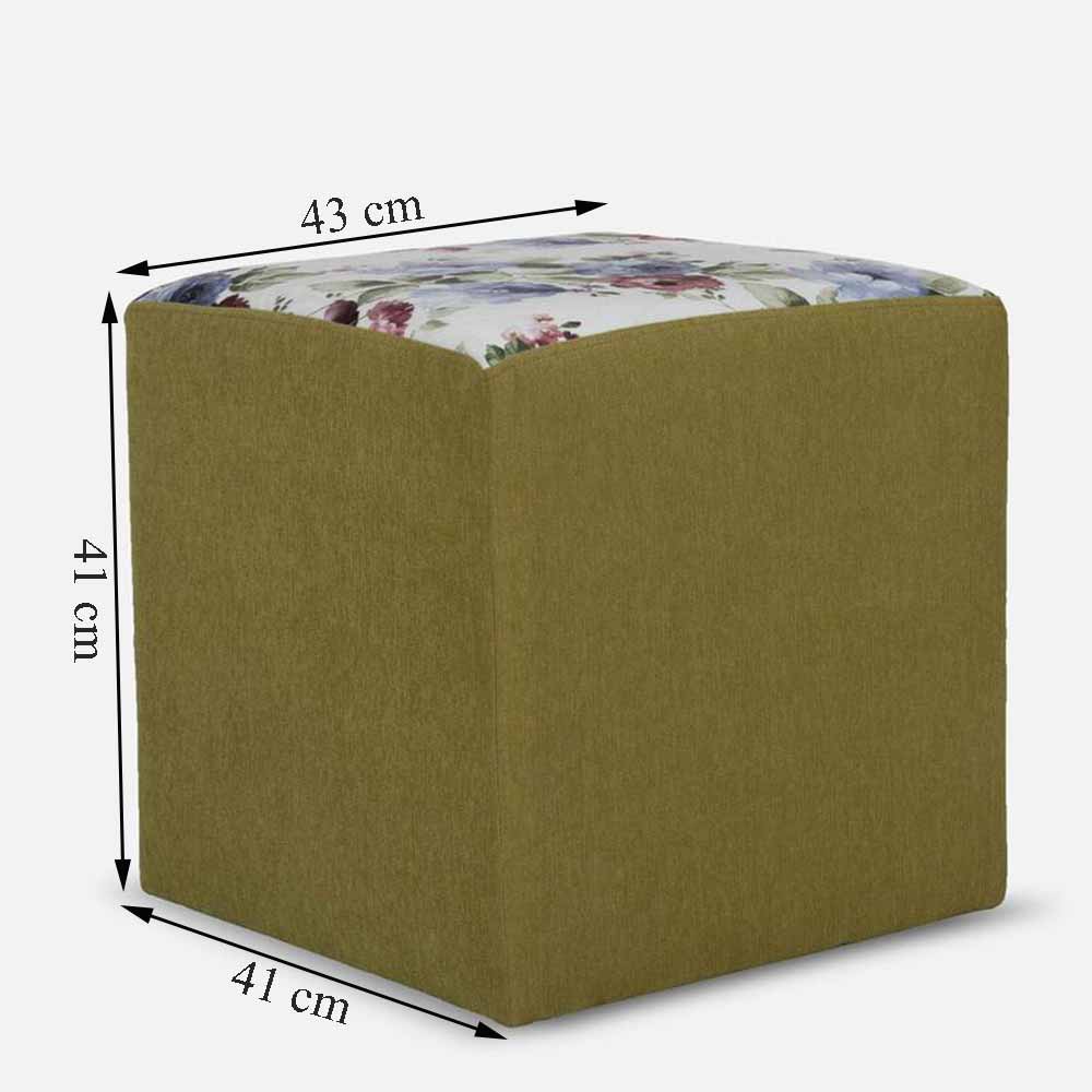 Ottoman, (FN1982019-S-PM29017) Mubelcasa, Polyester, Square, Ottoman - EL6121