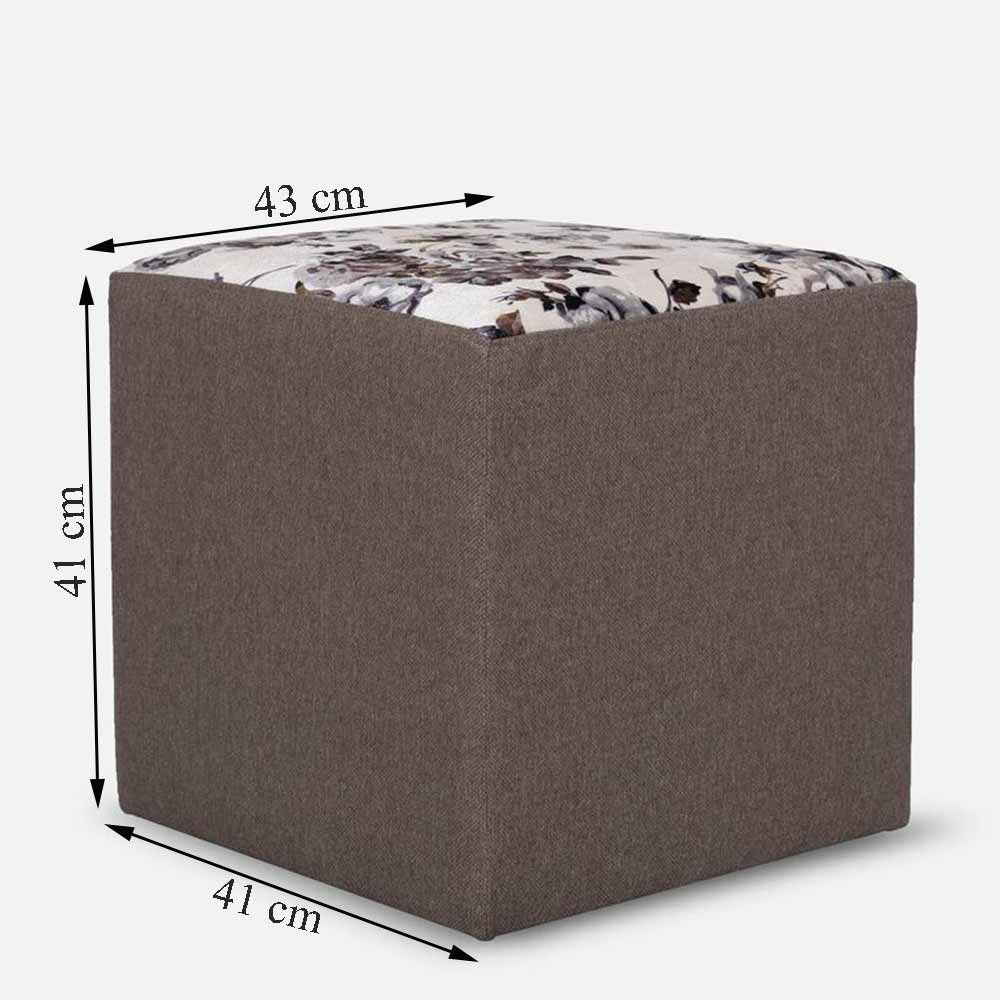 Ottoman, (FN1982023-S-PM29017) Mubelcasa, Polyester, Square, Ottoman - EL6125