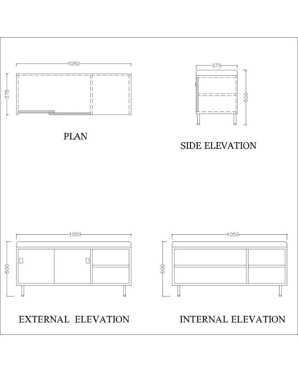 Mid-Century Modern Shoe Bench with Brown Cushion and Grey Storage, EL-10003