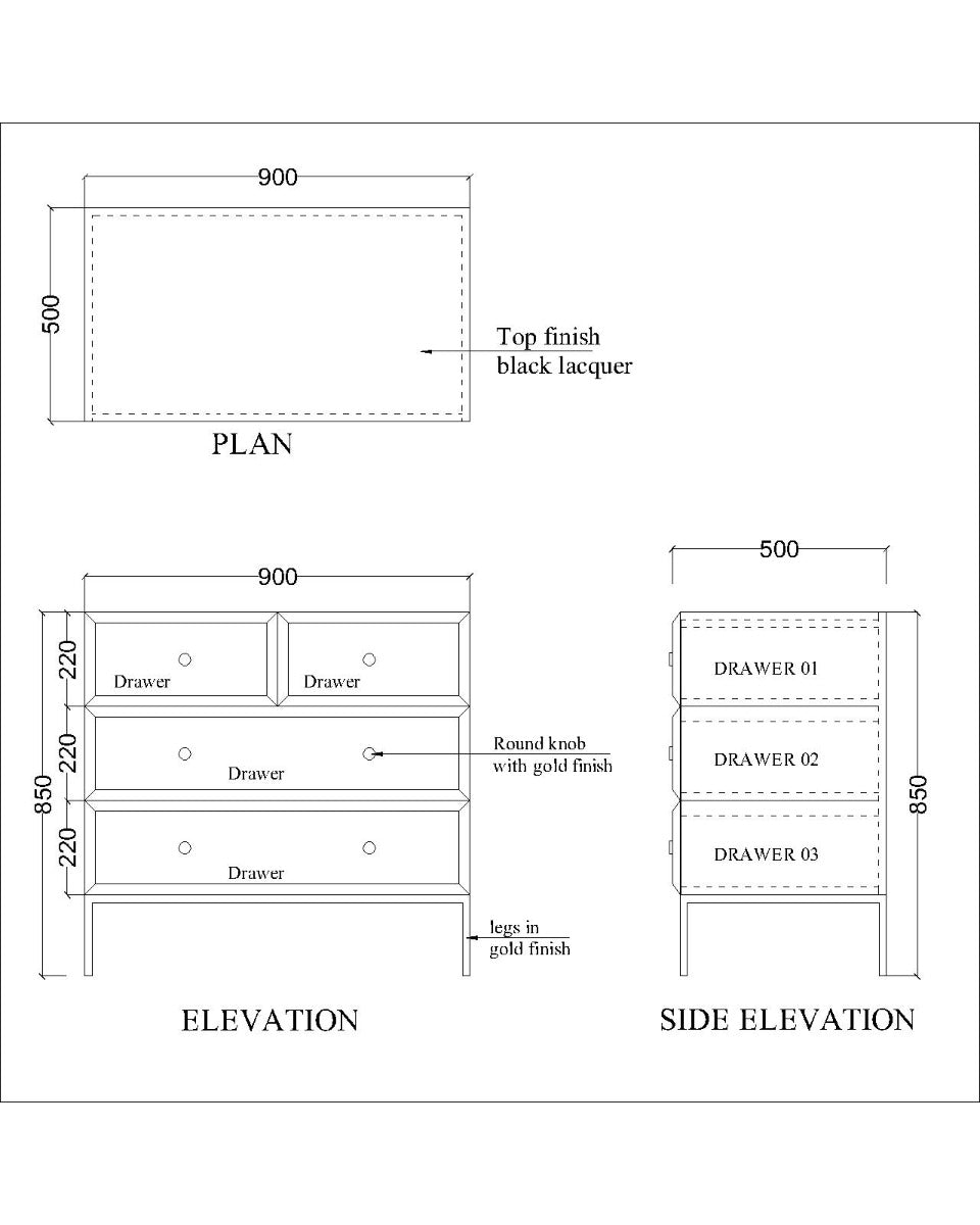 Chest of drawer, storage with drawer, Console unit,multi storage unit, Storage for dressing, Wooden storage, Black & Golden unit, Cabinate, Designer Case, Hallway table -EL- 352