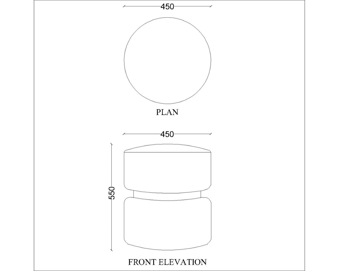 Ottoman in Dark Blue suede fabric, ottoman for living/office area, ottoman/pouffe for foyer area, Ottoman-EL599