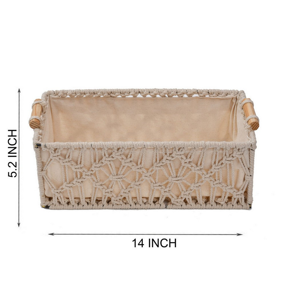 Storage Basket , (i120_2_1), Storage Basket With Off-White Color, Storage Basket - IM11020