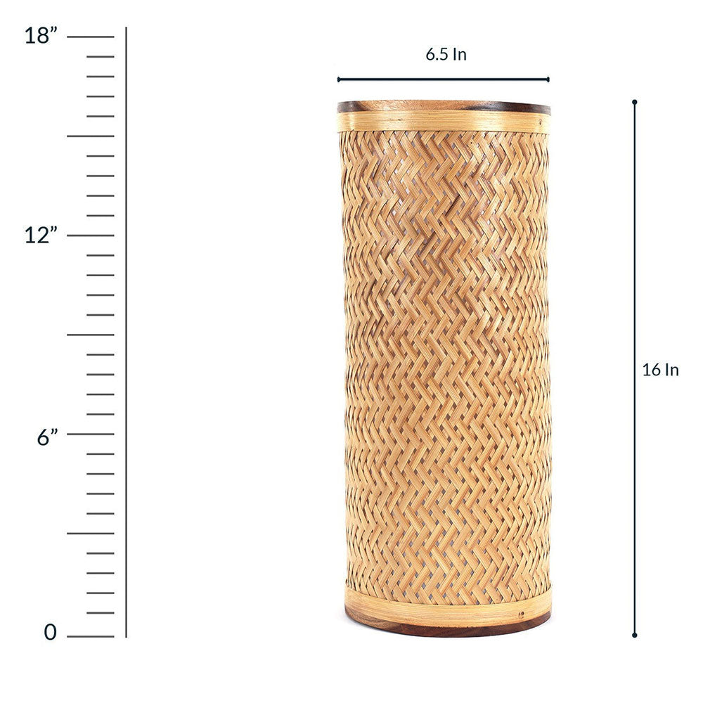 Table Lamp(KDTL1), Brown Color, Decorative Bamboo Table Lamp, Table Lamp - IM14172