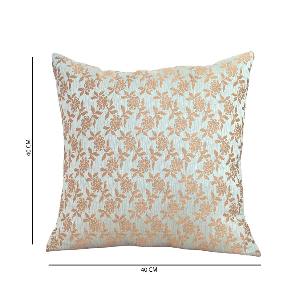 Cushion Cover, 1 Cushion Cover, Cushion Cover 16*16in, Cushion Cover in Golden & Blue Color, Cushion Cover for Car, Desginer Cushion, Cushion Cover for Sofa, Cushion Cover for Chair, Cushion Cover - IM15144