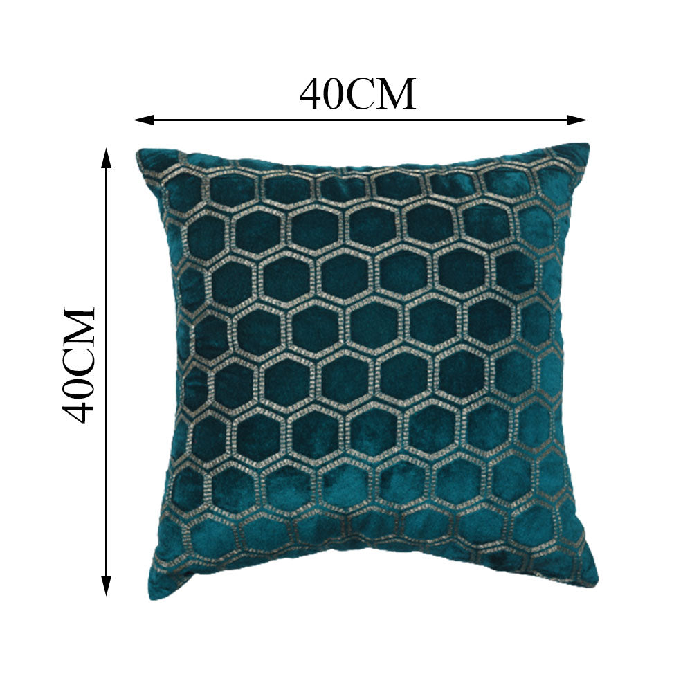Cushion Cover, 1 Cushion Cover, Cushion Cover 16*16in, Cushion Cover in Blue Color, Cushion Cover for Car, Desginer Cushion, Cushion Cover for Sofa, Cushion Cover for Chair, Cushion Cover - IM15147