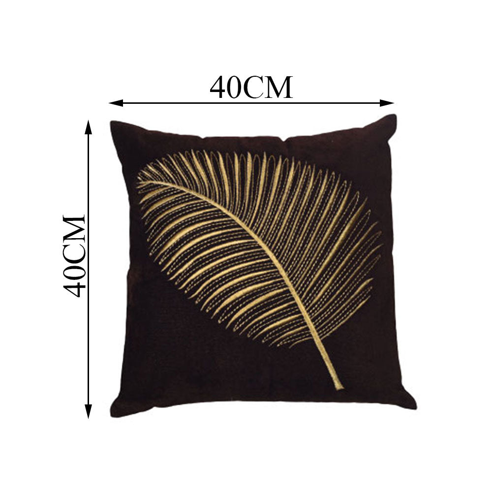 Cushion Cover, 1 Cushion Cover, Cushion Cover 16*16in, Cushion Cover in Brown Color, Cushion Cover for Car, Desginer Cushion, Cushion Cover for Sofa, Cushion Cover for Chair, Cushion Cover - IM15149