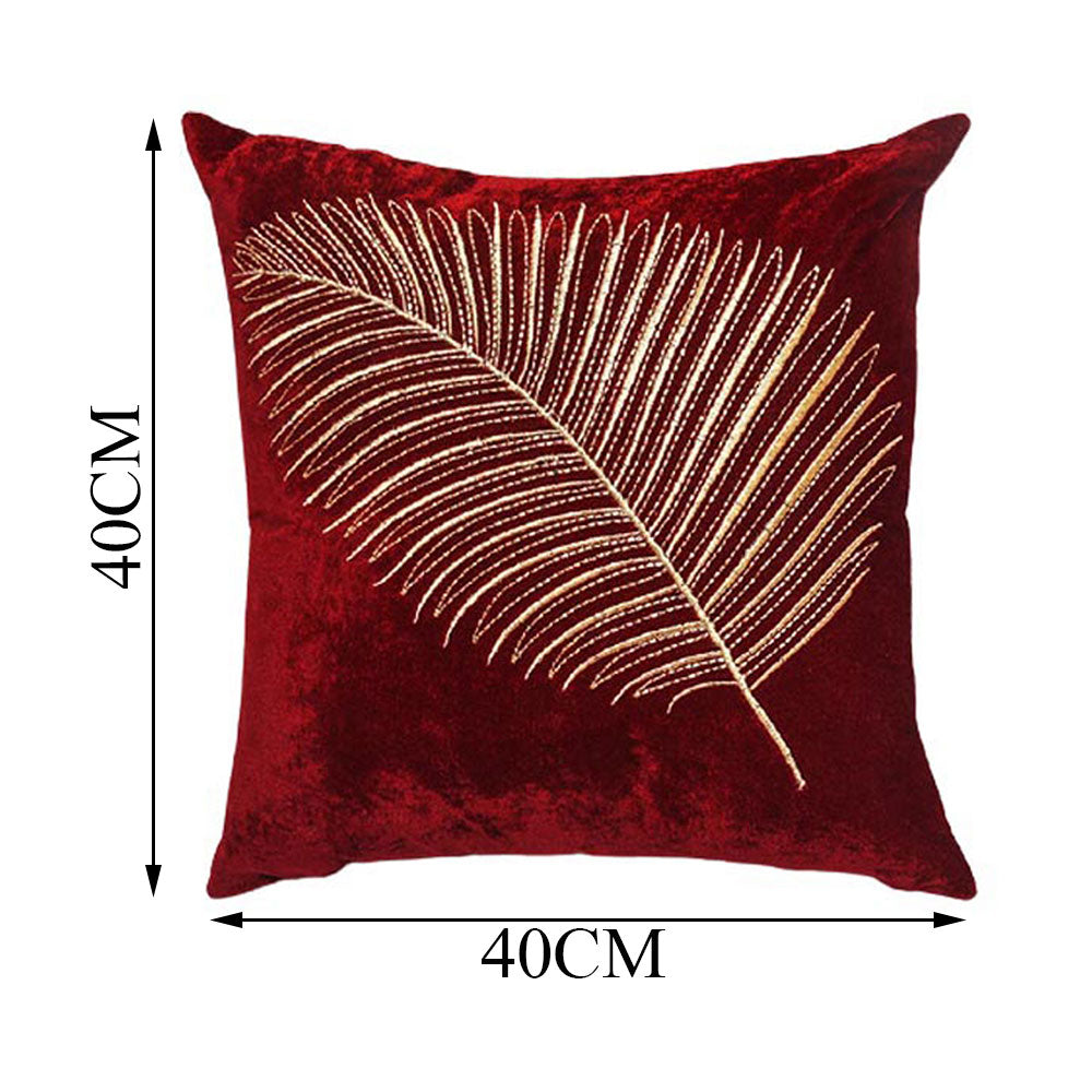 Cushion Cover, 1 Cushion Cover, Cushion Cover 16*16in, Cushion Cover in Maroon Color, Cushion Cover for Car, Desginer Cushion, Cushion Cover for Sofa, Cushion Cover for Chair, Cushion Cover - IM15150