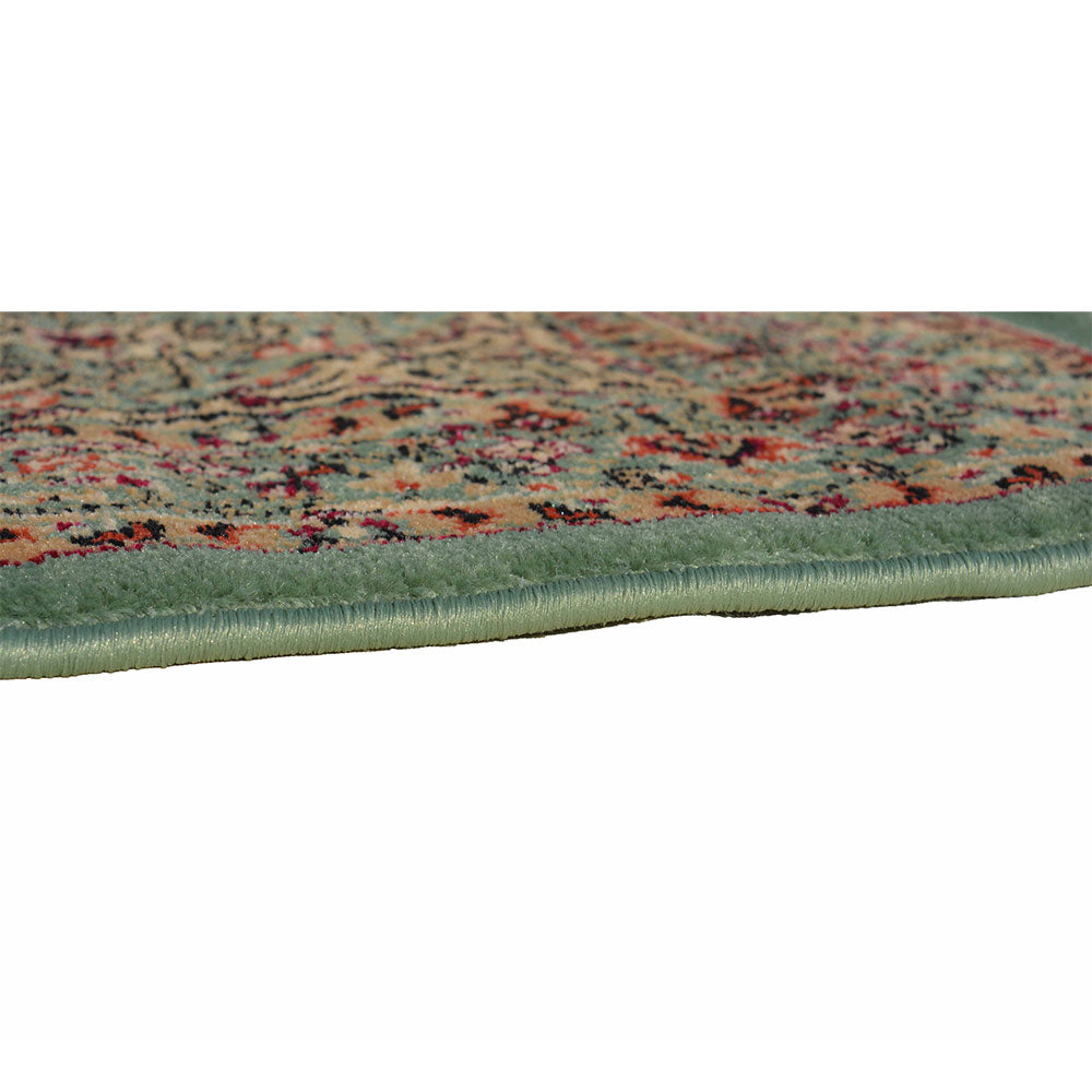 Rugs, (Presto) ICLCD158GREENC5X7, Green Polyproplene Ethnic Carpet-IM15908-60X84 inches