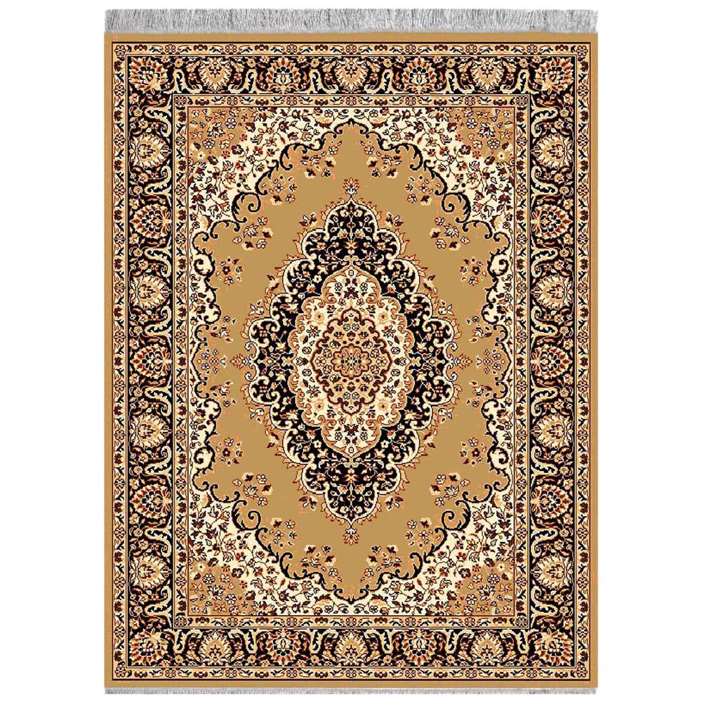 Rugs, (Presto) ICLMH601GOLDC4X6, GOLD Color Traditional Carpet-IM15913-44X68 inches
