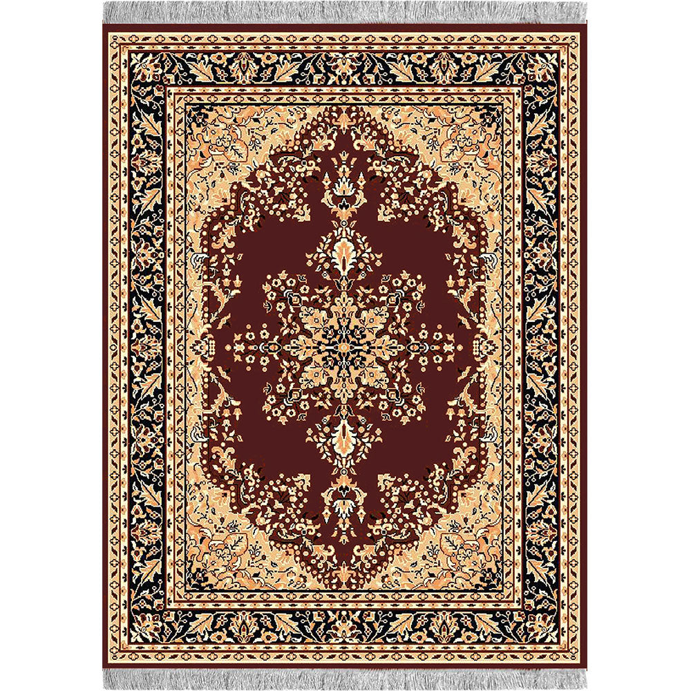 Rugs, (Presto) ICLMH614BROWNC3X5, Brown Color Traditional Carpet-IM15921-36X60 inches