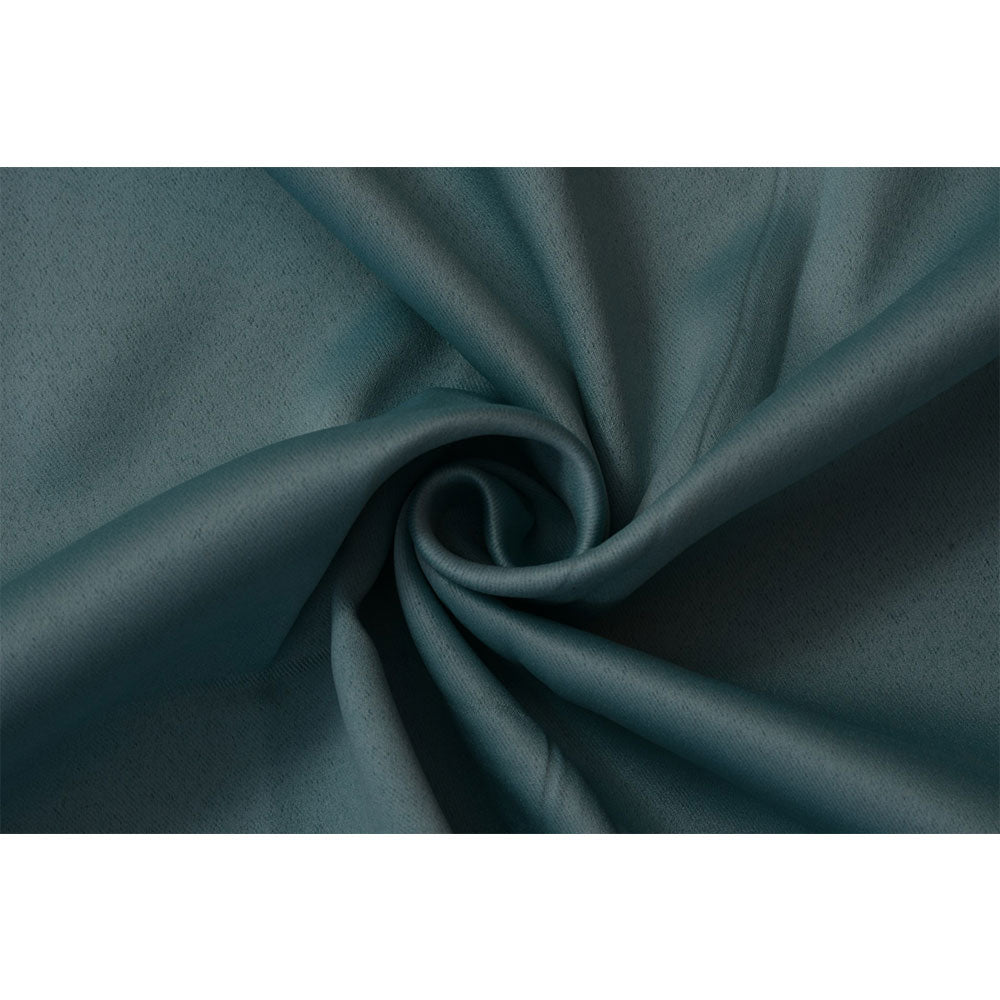 Curtain, (Presto) ICBLK11_W2, Aqua colour solid Door curtain Set of 2 , Curtain-IM15950-44X60 inches