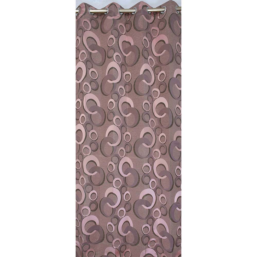 Curtain, (Presto) ICGGL114_D2, Pink Color Floral Curtain 44 X 84 inches, Curtain-IM15983