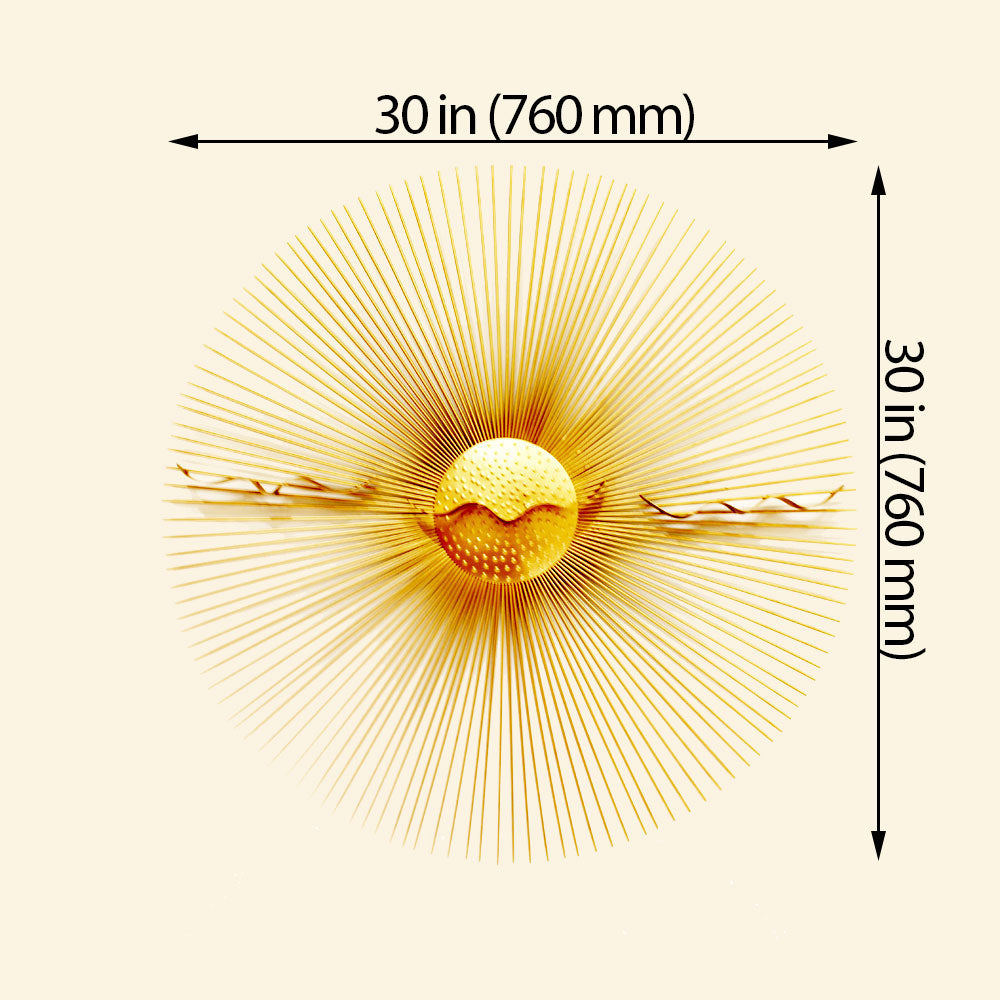 Wall Art, Wall Art in Gold Color, Wall Art in Metal, Wall Art for Home, Wall Art - IM2073