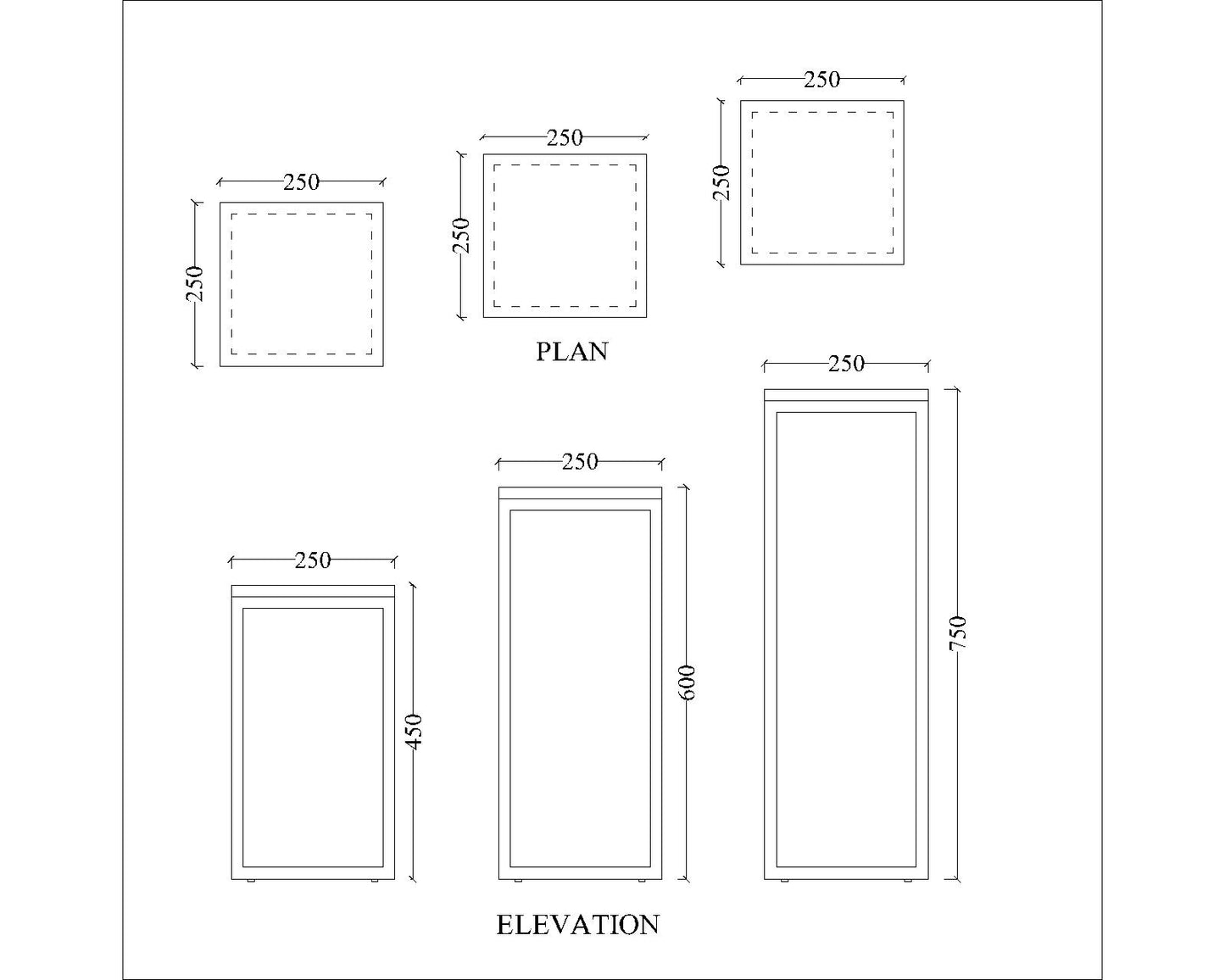 Planter Stand, Brown & Golden Color Plant Stand, MS Frame in Golden Finish, Planter Stand - IM2330