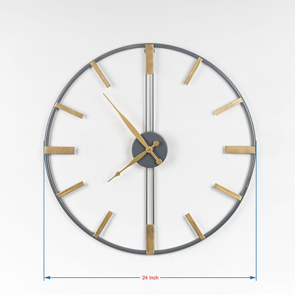 Wall Clock, UAC0012(UA OVERSEAS), Metal Wall Clock, Unique Look Clock, Wall Clock - IM2348