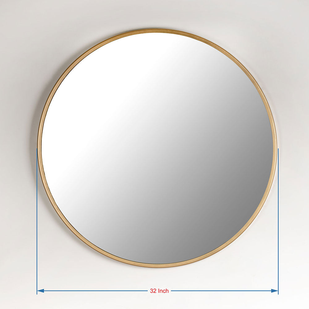 Mirror, UAM006(UA OVERSEAS), Classic Round Mirror, Metal Mirror, Mirror - IM2350