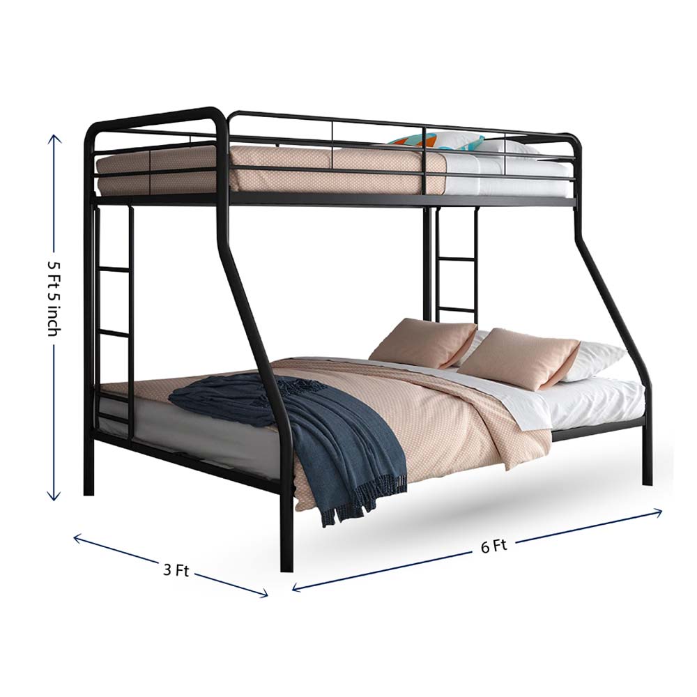 Bunk Bed, Bunk Bed in Black Color, Bunk Bed - IM5092