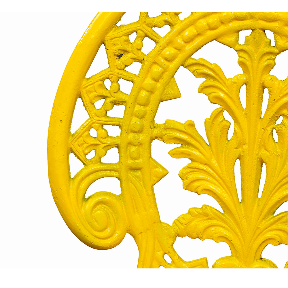 Chair, DGC - 002 -YELLOW (DWARKA ART INDIA), Designer Chair, Cast Aluminium Chair, Chair - IM6100